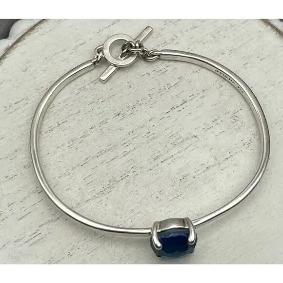 Ippolite 925 Crystal Quartz & Mother Of Pearl Chain Bracelet 12.35G / 6 In - Picture 5 of 10